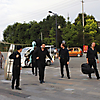 Mit Yimeng Xi auf dem Weg zum Ensemble-Konzert in Chengdu Jiezi 2019 (Foto: Archiv)