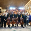 Mit Gästen und dem Team (u.a. Wei Yang, Fan Zhang & Yimeng Xi) beim Fototermin nach dem Konzert (Foto: Archiv)