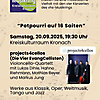 Konzertankündigung des vhs Musikrings Kronach 2025 (Instagram-Version)