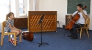 Mit Markus beim Cello- und Kammermusik-Workshop der Vier EvangCellisten (21. & 22.07.2013) innerhalb der 