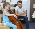 Markus beim Cello- und Kammermusik-Workshop der Vier EvangCellisten (21. & 22.07.2013) innerhalb der 