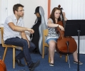 Markus beim Cello- und Kammermusik-Workshop der Vier EvangCellisten (21. & 22.07.2013) innerhalb der 