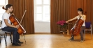 Mit Markus beim Cello- und Kammermusik-Workshop der Vier EvangCellisten (21. & 22.07.2013) innerhalb der 