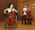 Mit Markus beim Cello- und Kammermusik-Workshop der Vier EvangCellisten (21. & 22.07.2013) innerhalb der 