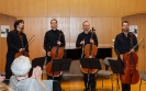 Die Vier EvangCellisten während ihrer Soirée am 08.07.2014 innerhalb der 
