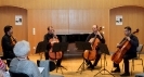 Die Vier EvangCellisten während ihrer Soirée am 08.07.2014 innerhalb der 