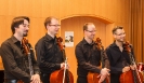 Die Vier EvangCellisten nach ihrer Soirée am 08.07.2014 innerhalb der 