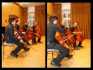 Die Vier EvangCellisten nach ihrer Soirée am 08.07.2014 innerhalb der 