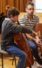 Mit Markus während des dreitägigen Workshops der Vier EvangCellisten innerhalb der 