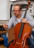 Mathias während des dreitägigen Workshops der Vier EvangCellisten innerhalb der 
