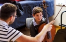 Mit Markus während des dreitägigen Workshops der Vier EvangCellisten innerhalb der 