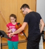 Mit Markus während des dreitägigen Workshops der Vier EvangCellisten innerhalb der 