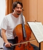 Lukas während des dreitägigen Workshops der Vier EvangCellisten innerhalb der 