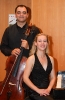 Das Duo Zmeck- Ahmadieh nach dessen Sonatenabend zum Richard-Strauss-Jahr innerhalb der 