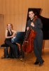 Das Duo Zmeck- Ahmadieh nach dessen Sonatenabend zum Richard-Strauss-Jahr innerhalb der 