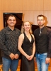 Markus mit dem Duo Zmeck- Ahmadieh nach dessen Sonatenabend zum Richard-Strauss-Jahr innerhalb der 