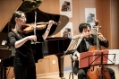 Miryam Yong-Mi Nothelfer & Jesús Antonio Clavijo Rojas beim Abschluss-Triptychon der 
