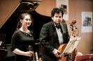 Miryam Yong-Mi Nothelfer & Jesús Antonio Clavijo Rojas beim Abschluss-Triptychon der 