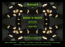 Konzertteil-Plakat für Bows 'n' Beats innerhalb des Eröffnungs-Triptychons der 
