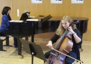 Mit Violetta Köhn (Kl) während der Cello- und Kammermusikkurse innerhalb der 