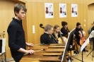 Bows'n'Beats 2016 (Elias Millitzer, Elisa Siebert, Alnina Hannweber, Hannes Goller, Jakob Böger, Jonathan Hoffmann, Samuel Wolfram & Oskar Heimke) bei ihrem Auftritt im Ensemble-Konzert am 30.10.2016 innerhalb der 