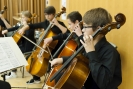 Bows'n'Beats 2016 (Elias Millitzer, Elisa Siebert, Alnina Hannweber, Hannes Goller, Jakob Böger, Jonathan Hoffmann, Samuel Wolfram & Oskar Heimke) bei ihrem Auftritt im Ensemble-Konzert am 30.10.2016 innerhalb der 