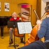 Mit Markus während der Cello- und Kammermusikkurse innerhalb der 