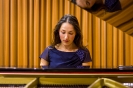 Karina Habuchiya (Kl) nach ihrem Duokonzert innerhalb  der 