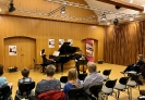 Beim Duokonzert mit Florian Bischof (Vc) & Karina Habuchiya (Kl) innerhalb  der 