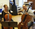 Mit Mathias während der Cello- und Kammermusikkurse innerhalb der 