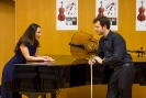 Florian Bischof (Vc) & Karina Habuchiya (Kl) nach ihrem Duokonzert innerhalb  der 