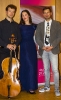 Markus mit Florian Bischof (Vc) & Karina Habuchiya (Kl) nach ihrem Duokonzert innerhalb  der 