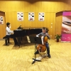 Mit Pianistin Tomoko Cosacchi bei den Cello-, Kammermusik- & Schnupperkursen innerhalb der 