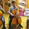 'Bows'n'Beats' proben für ihren Auftritt innerhalb der 