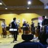 Mit Michael Falk bei der Abschlusspräsentation des Cello-Orchester-Workshops der 