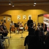 Mit Markus bei der Abschlusspräsentation des Cello-Orchester-Workshops der 