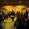 Hanno, Markus & Michael Falk bei der Abschlusspräsentation des Cello-Orchester-Workshops der 