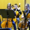Bei der Abschlusspräsentation des Cello-Orchester-Workshops der 