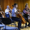 Mit MARA & Sebastian Chong bei der Abschlusspräsentation des Cello-Orchester-Workshops der 