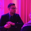 Markus vor dem Konzert der Cellistin MARA innerhalb der 