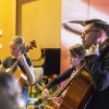 Mit Markus bei der Abschlusspräsentation des Cello-Orchester-Workshops der 
