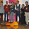 projects4cellos, Shu Wei Yeh sowie Ariel Barnes & Emi Munakata nach dem Eröffnungskonzert innerhalb der 