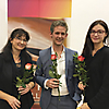 Violetta Köhn, Michael Falk und Dorothea Weser nach dem Teilnehmerkonzert der 