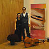 Ariel Barnes & Emi Munakata nach dem Eröffnungskonzert innerhalb der 