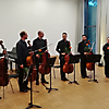 projects4cellos mit der Pianistin Chie Honda nach dem Abschlusskonzert der 