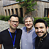 Markus, Matthias Ranft und Sebastian nach den Meisterkursen innerhalb der 
