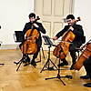projects4cellos beim anschließenden Empfang in der Neuen Residenz Bamberg zum Jubiläum 