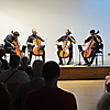 projects4cellos im Saal des Egerland-Museums Marktredwitz 2025 (Foto: Susanne Bieler / Archiv)
