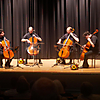 projects4cellos beim Konzert in Kronach 2025 (Foto: Sarah Claßen, vhs Musikring