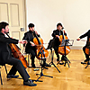 projects4cellos beim anschließenden Empfang in der Neuen Residenz Bamberg zum Jubiläum 